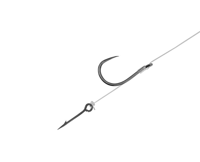 Kötött horog Delphin FLR Sting / 6db