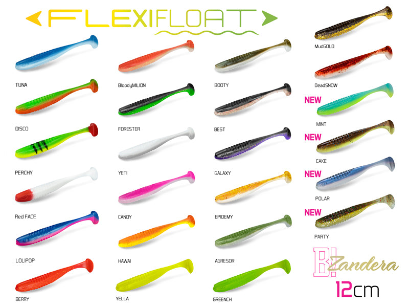 DuoPACK BOX Delphin ZANDERA FlexiFLOAT UVs / 6x 5db