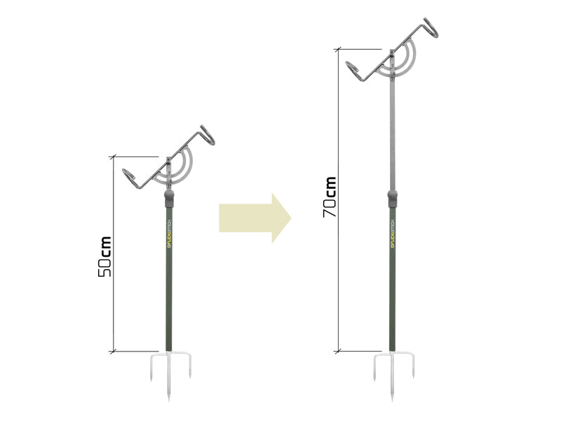 Delphin FlexiSTICK Teleszkópos bottartó
