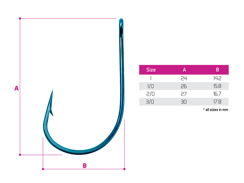 Horog Delphin B! NEO ZanderPoint BLU / 10db