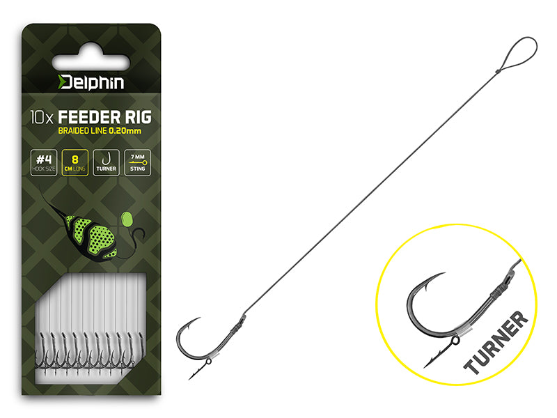 Delphin Braided Sting Feeder Rig / 10db