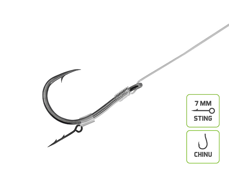 Delphin Fluoro Sting Feeder Rig / 10db