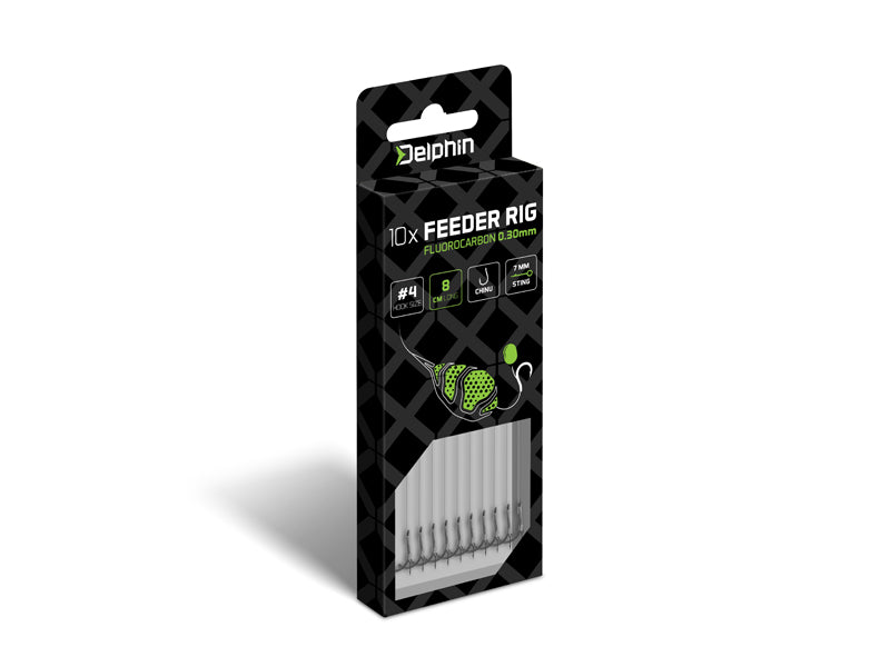 Delphin Fluoro Sting Feeder Rig / 10db