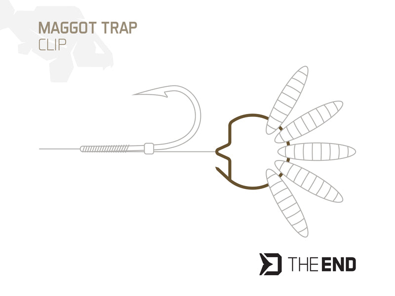 Delphin THE END Maggot Trap csonti rögzítő karika / 15 db