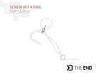 Delphin THE END POP Screw csavar karikával / 15 db