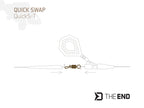 Delphin THE END QuickS-T gyorskapcsos forgó / 10 db