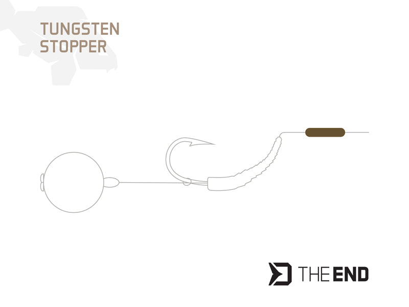 Delphin THE END volfrám stopper / 24 db