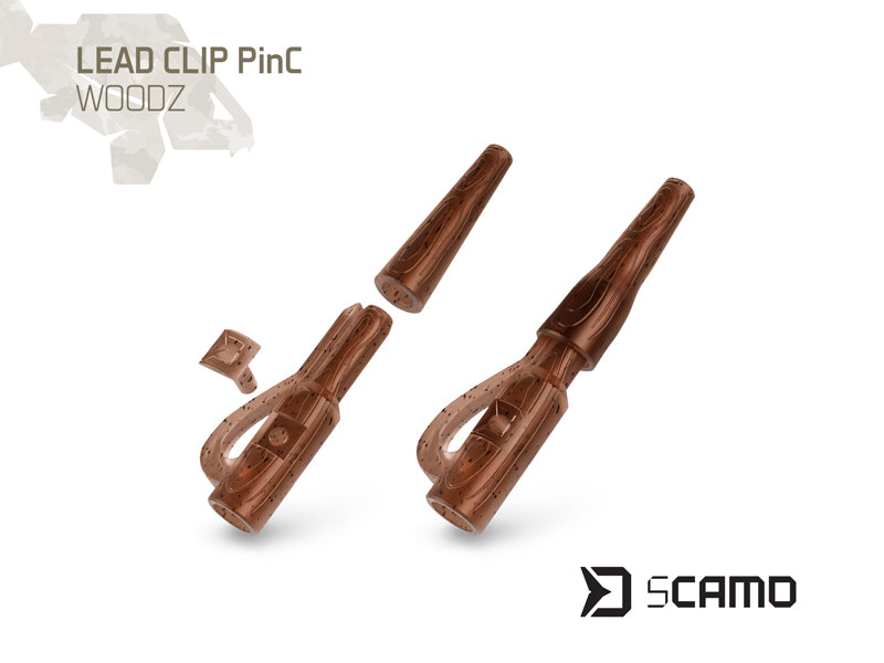 Delphin sCAMO PinC WOODZ ólom tartó kapocs 10 db