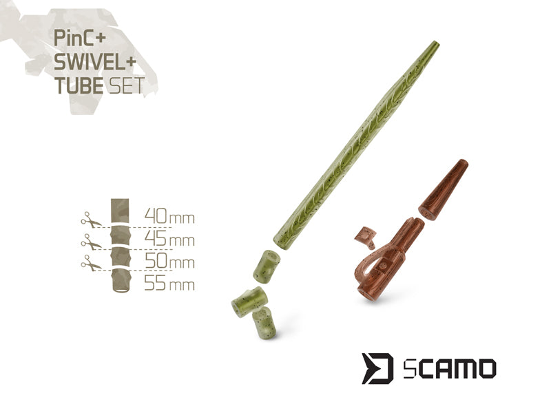 Delphin sCAMO PinC + Swivel + Tube szett / 5 db szett