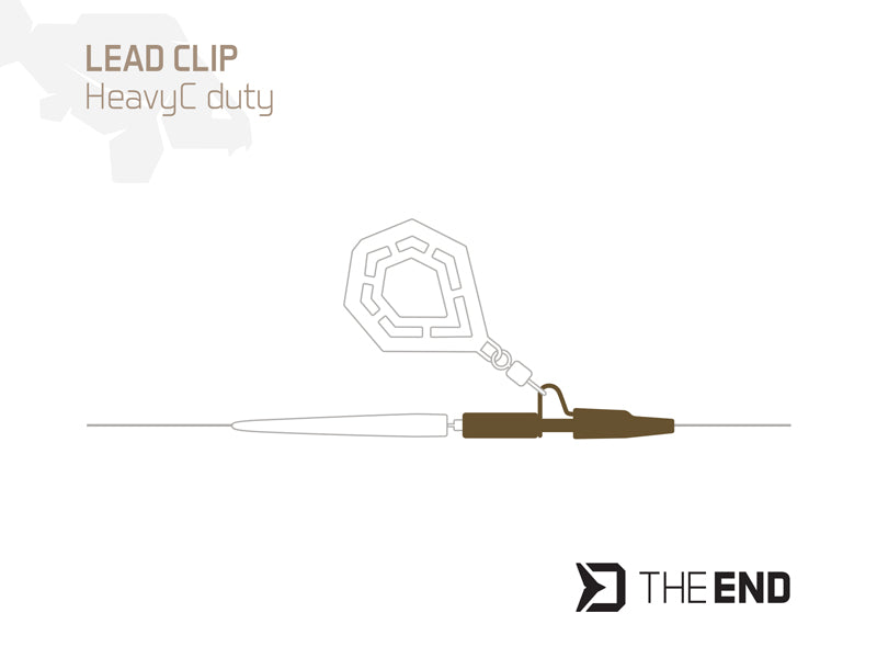 Delphin THE END HeavyC duty ólomkapocs / 10 db