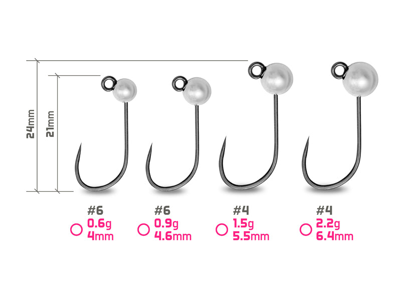 Delphin T-AREA BL Tungsten jig / 5 db