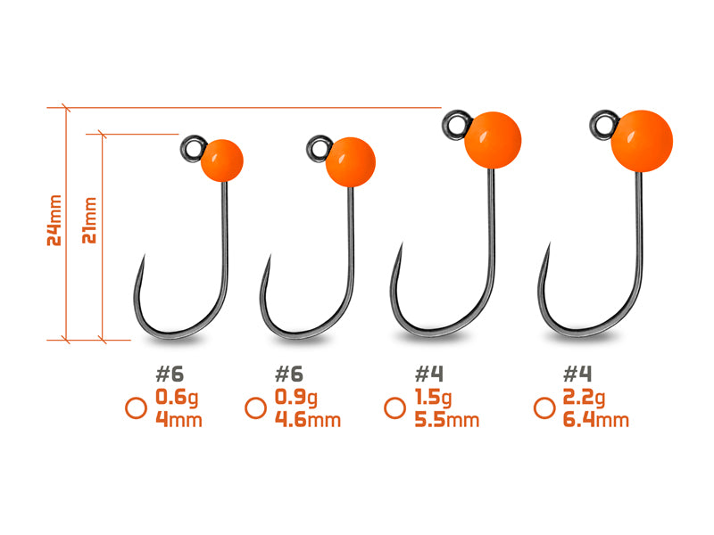Delphin T-AREA BL Tungsten jig / 5 db