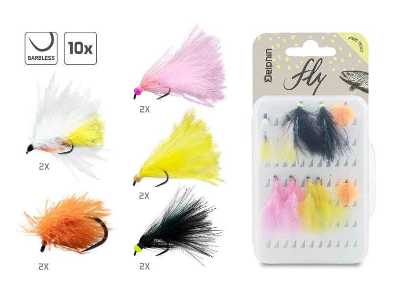 Delphin FLY Műlégy készlet / 10 db
