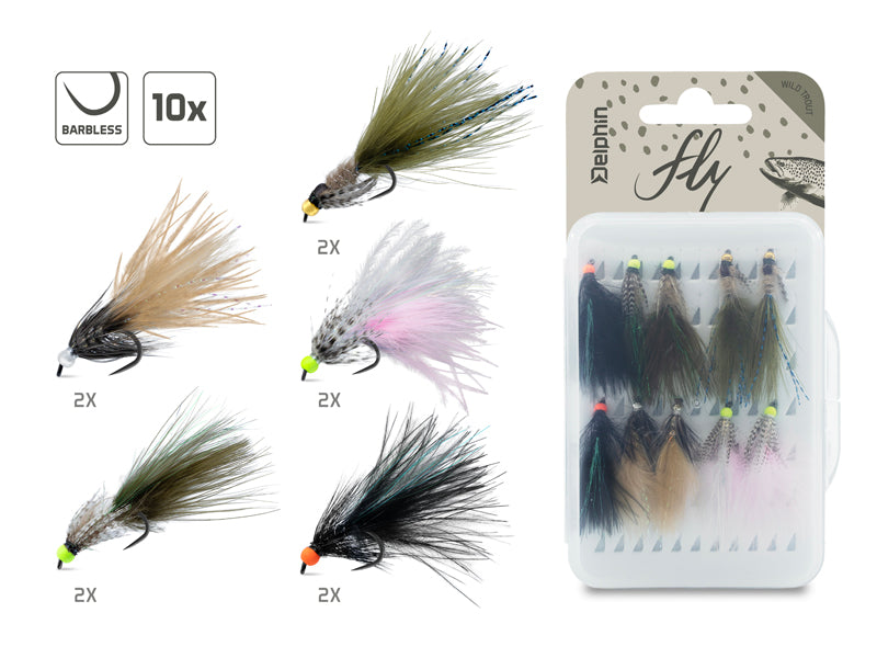 Delphin FLY Műlégy készlet / 10 db