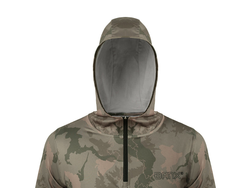 Delphin UV ARMOR 50+ Kapucnis hosszúujjú póló