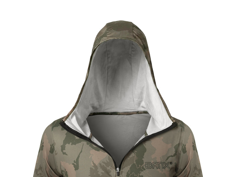 Delphin UV ARMOR 50+ Kapucnis hosszúujjú póló