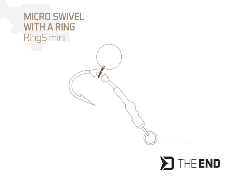 TheEND RingS mini mikro forgó karikával / 10db