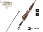 Delphin sCAMO Leadcore + PinC WOODZ előke / 3db