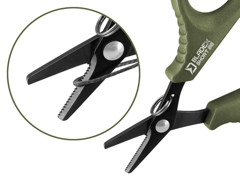 Delphin BladeX Short SS fogazott horgászolló