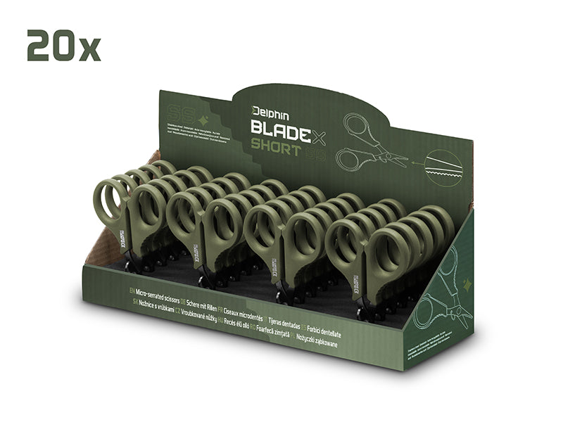 Delphin BladeX Short SS fogazott horgászolló