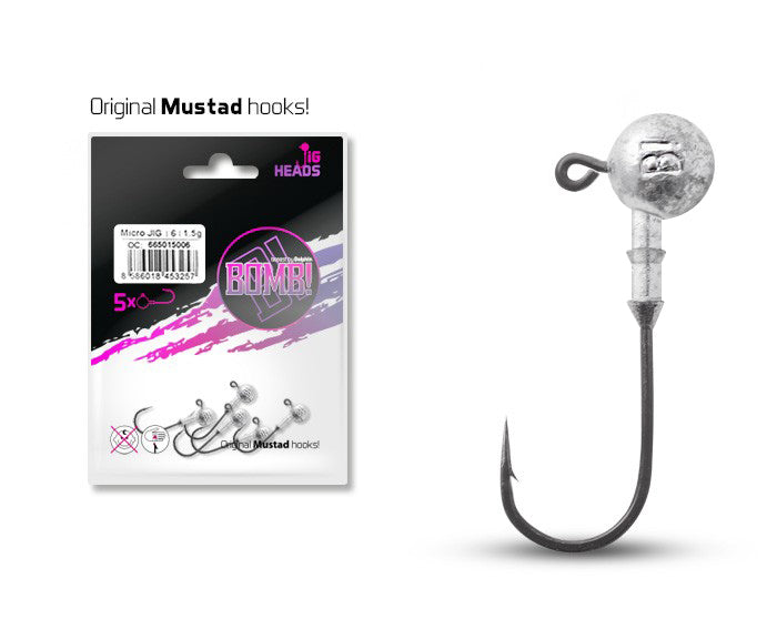 Jig fej Delphin BOMB! / 3db