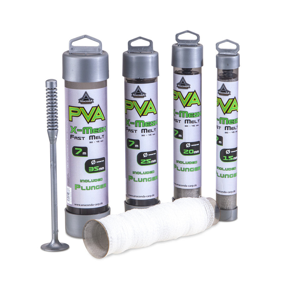 ANACONDA Fast Melt PVA X-Mesh gyorsan oldodó PVA háló + töltő / 7 m / 20mm