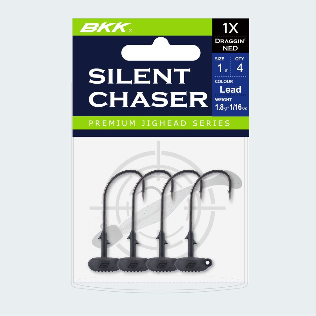 Silent Chaser-Draggin' NED, 3,5g 1/0#, 4pcs