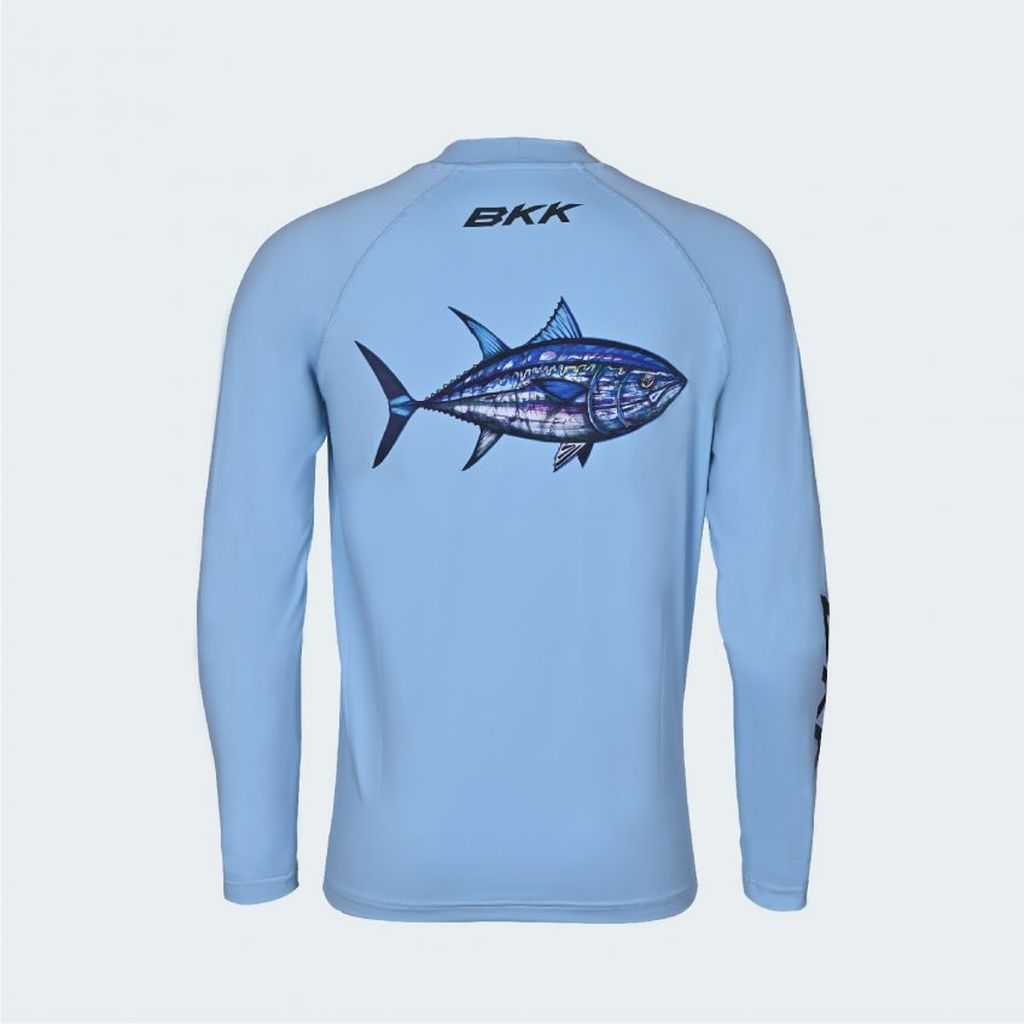 LONG SLEEVE PERFORMANCE SHIRT - TUNA - LIGHT BLUE S