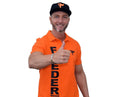 FEEDERMANIA Galléros póló ORANGE L