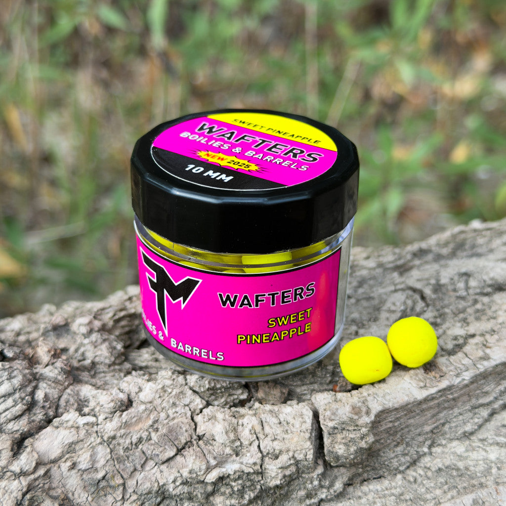 WAFTERS TWISTED BOILIES & BARRELS 10 MM SWEET PINEAPPLE
