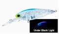 HARDCORE LIGHT GAME SHAD SINKING 50mm - KBBG színkód