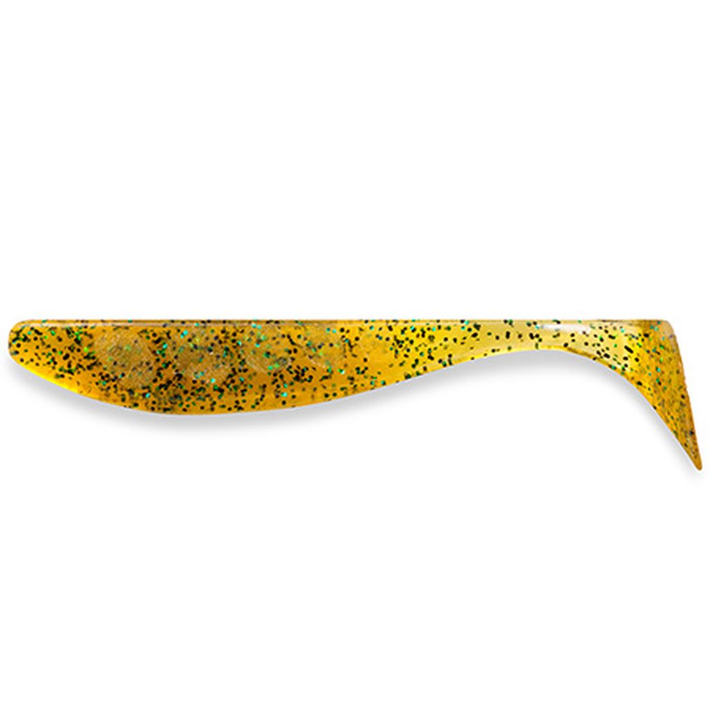 Wizzle Shad 3" (8pcs.), #036 - Caramel/Green & Black