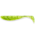 Wizzle Shad 3" (8pcs.), #055 - Chartreuse/Black