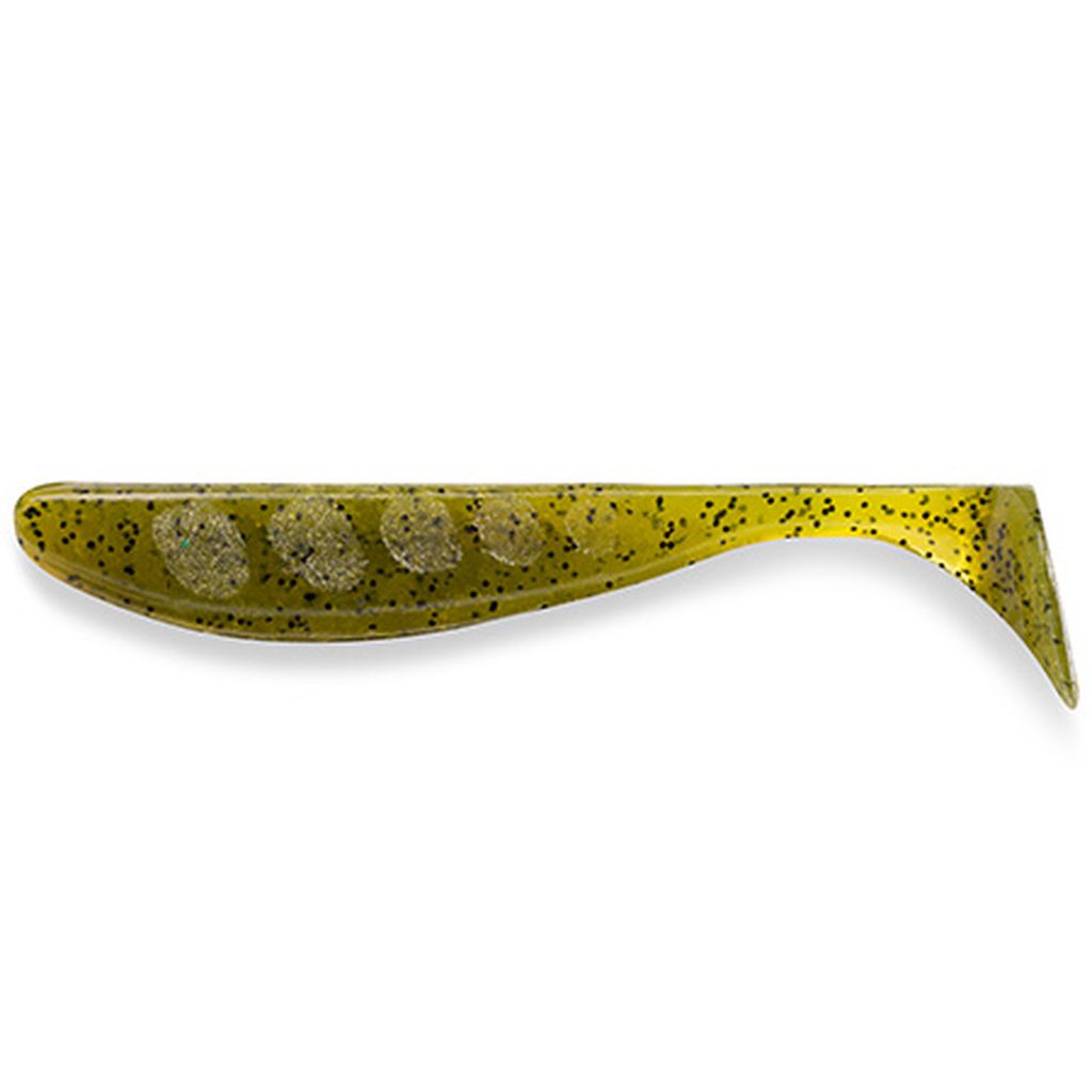 Wizzle Shad 3" (8pcs.), #074 - Green Pumpkin Seed
