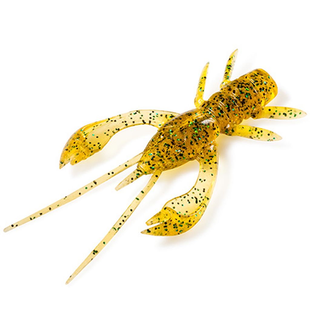 Real Craw 2" (7pcs.), #036 - Caramel/Green & Black
