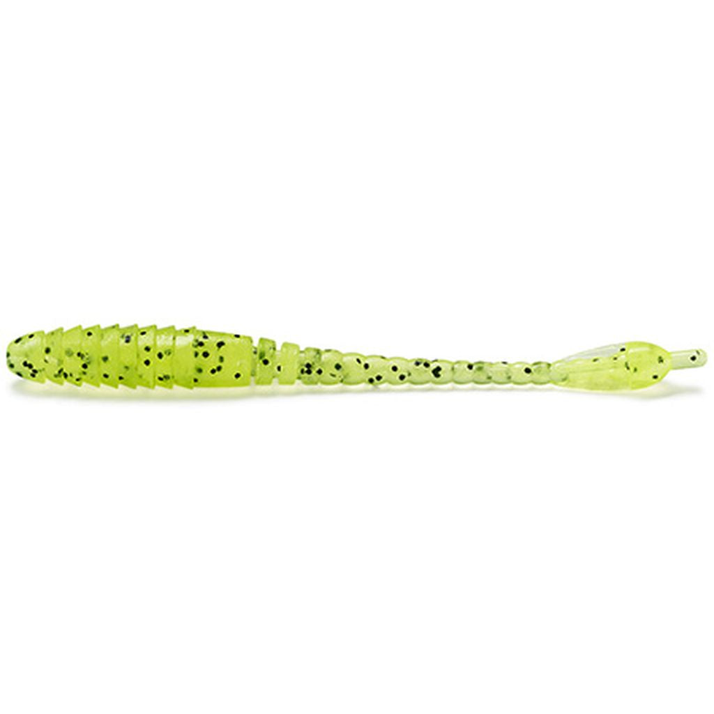ARW Worm 2" (12pcs.), #055 - Chartreuse/Black
