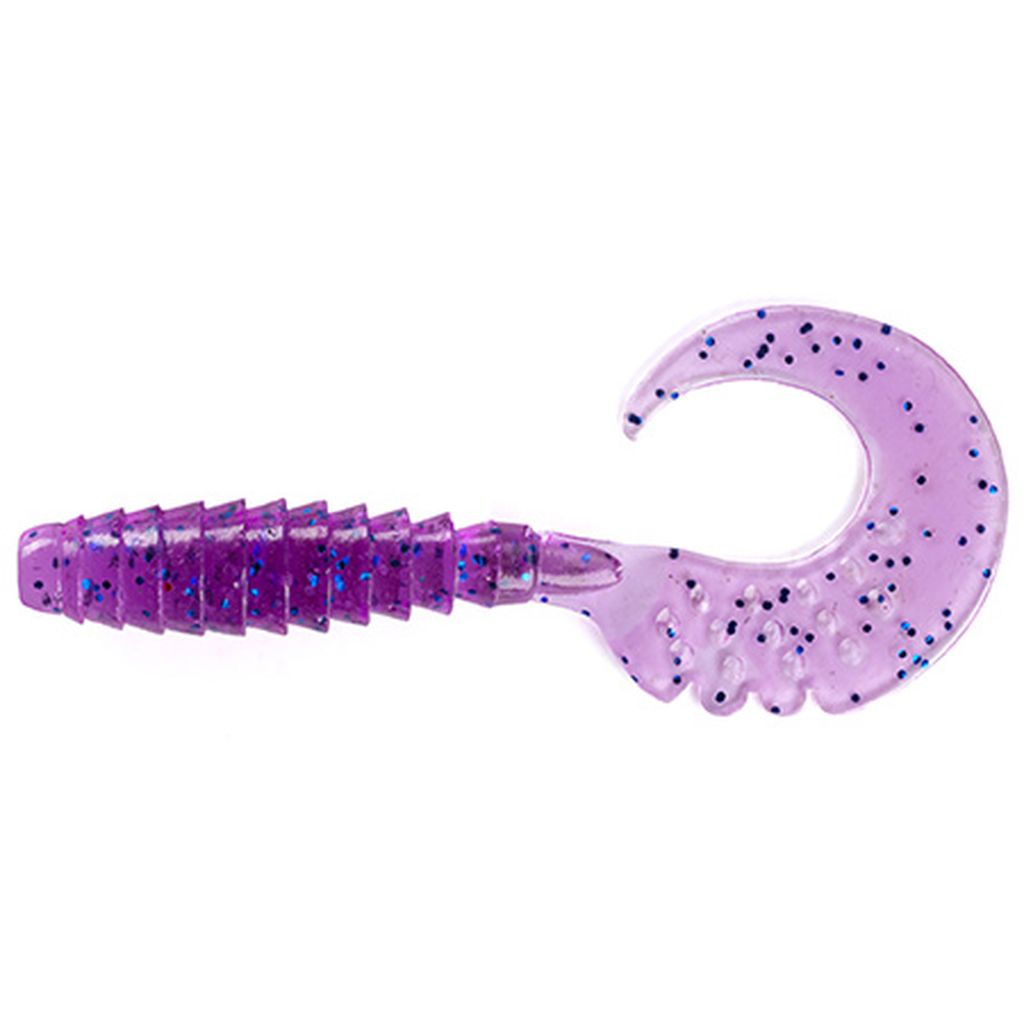 Fancy Grub 2.5" (10pcs.), #014 - Violet/Blue
