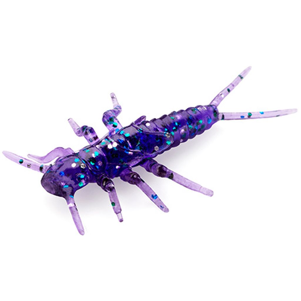 Stonefly 0.75" (12pcs.), #060 - Dark Violet/Peacock & Silver