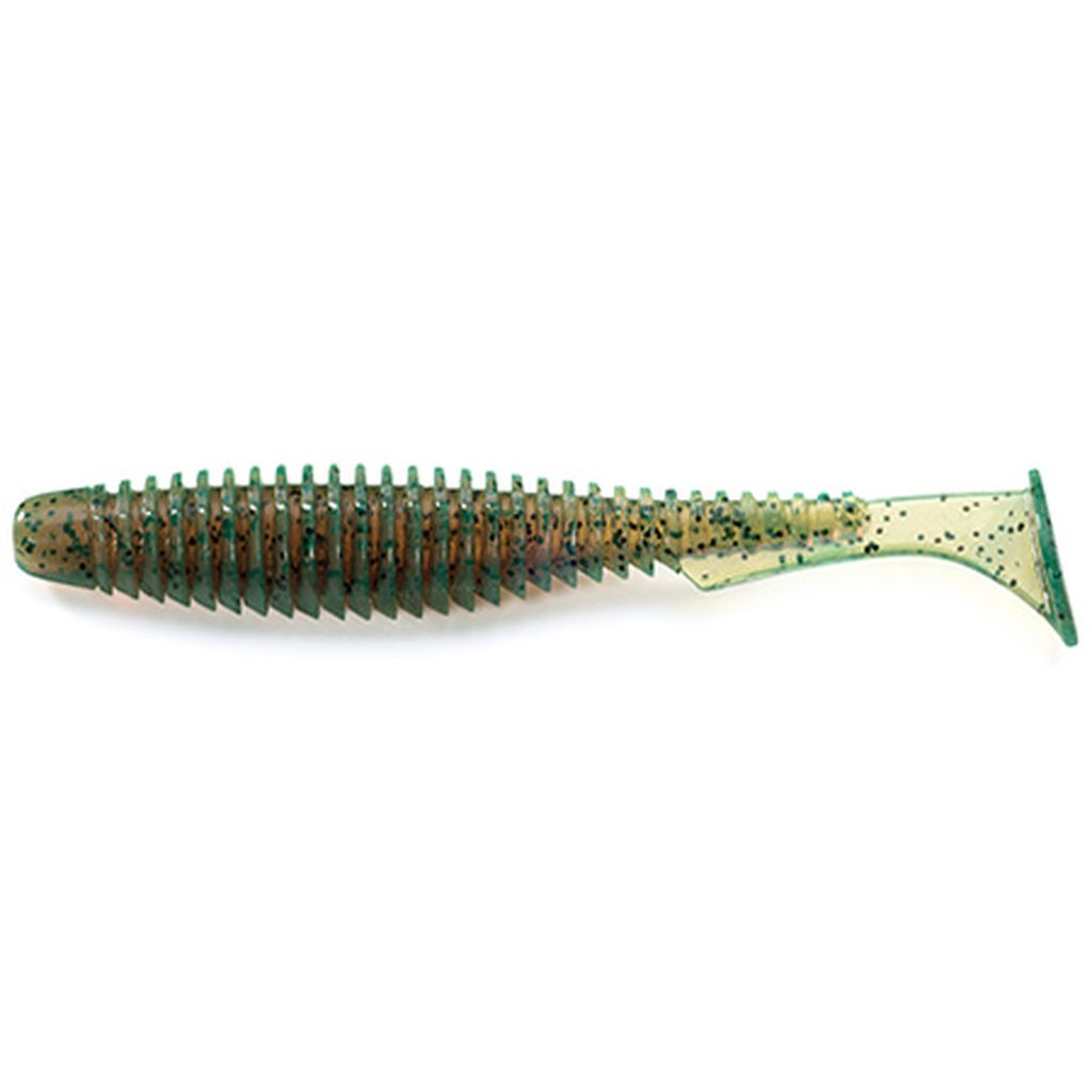 U-Shad 3" (9pcs.), #017 - Motor Oil Pepper