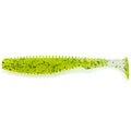 U-Shad 3" (9pcs.), #055 - Chartreuse/Black