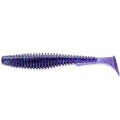 U-Shad 3" (9pcs.), #060 - Dark Violet/Peacock & Silver