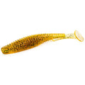 U-Shad 4" (8pcs.), #036 - Caramel/Green & Black