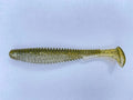 U-Shad 4" (8pcs.), #202 - Green Pumpkin/Pearl