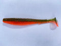 U-Shad 4" (8pcs.), #205 - Watermelon/Flo Orange