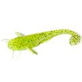 Catfish 3" (8pcs.), #055 - Chartreuse/Black