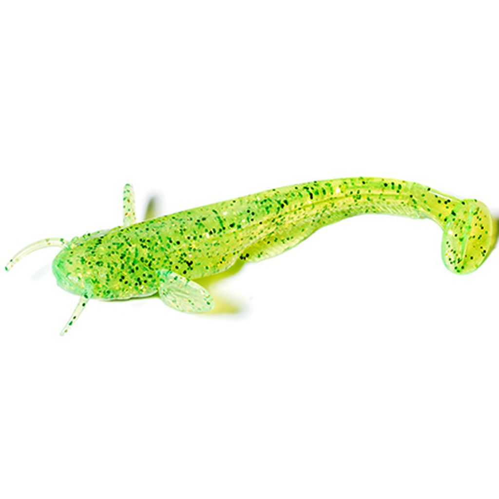 Catfish 3" (8pcs.), #026 - Flo Chartreuse/Green