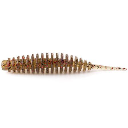 Tanta 3.5" (5pcs.), #045 - Green Pumpkin/Red & Black