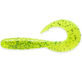 Mighty Grub 3.5" (7pcs.), #026 - Flo Chartreuse/Green