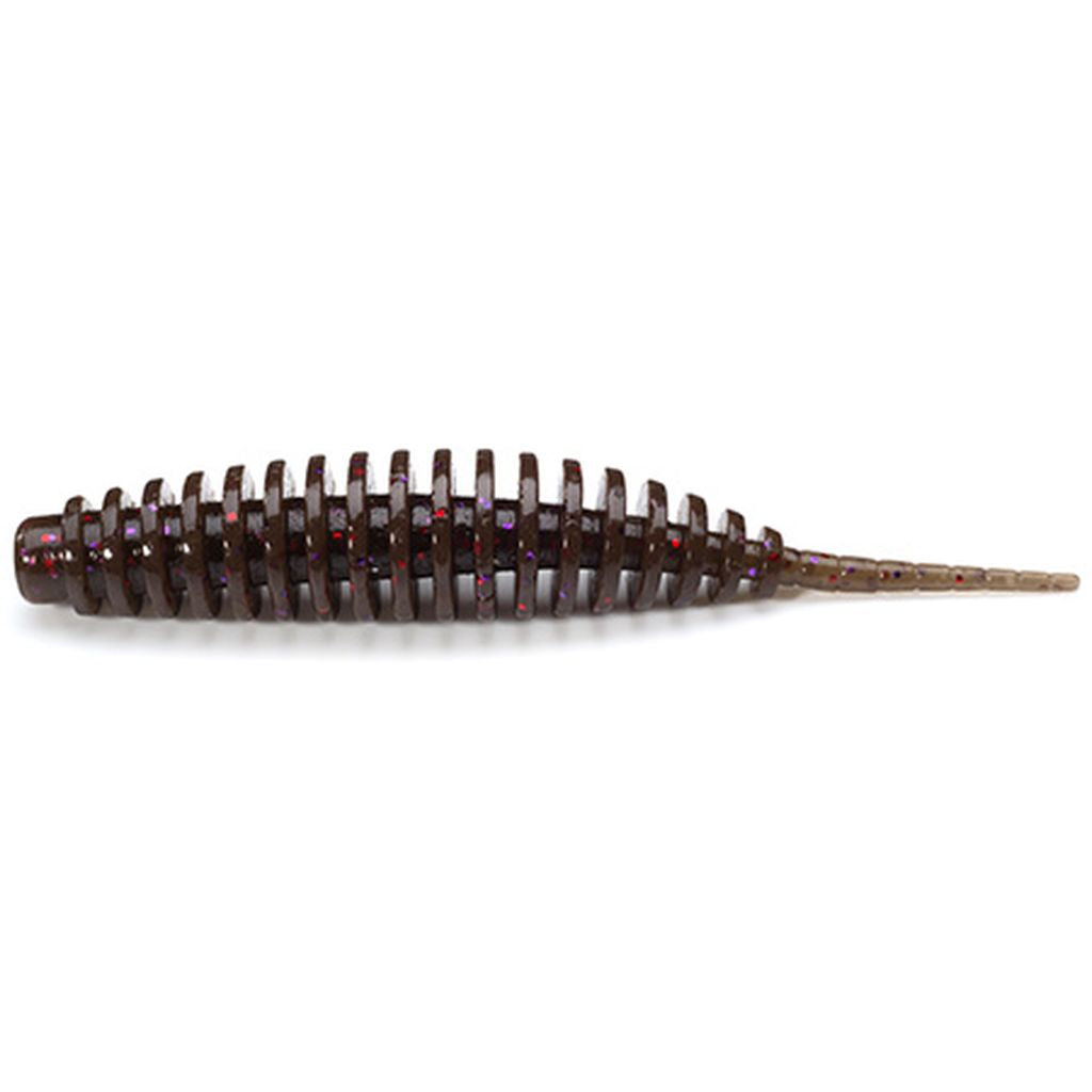 Tanta 2" (9pcs.), #050 - Green Pumpkin Brown/Red & Purple