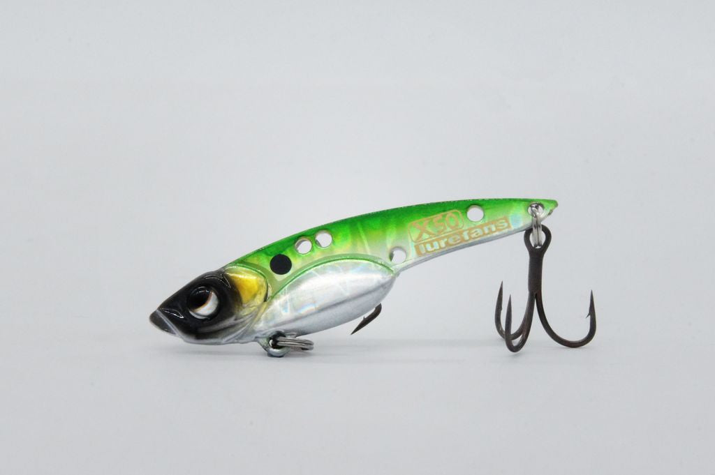 X50 - Sinking 7,5g/50mm, 29-es "Green Minnow" színkód